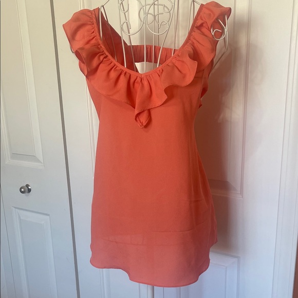 SIS SIS Coral Ruffle Blouse - Size S - Picture 2 of 12